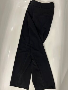 Signature Women's Black Dress Pants - Straight Leg